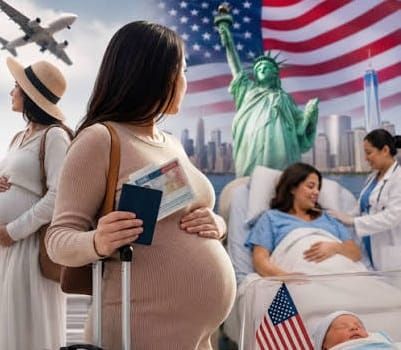 A las mujeres se la están poniendo difícil  para  ir parir a Estados Unidos  con visa de paseo.