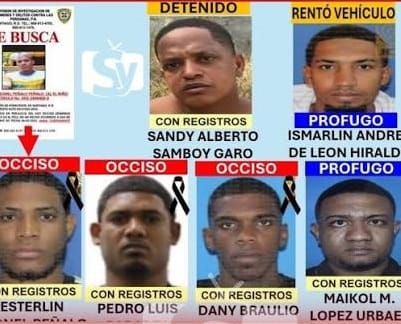 Autoridades Identifican estructura criminal vinculada a intento de asalto a una remesadora en Azua