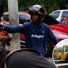 Policía informa se entrega "Negro malo" motorista vinculado a ataque chofer transporte escolar