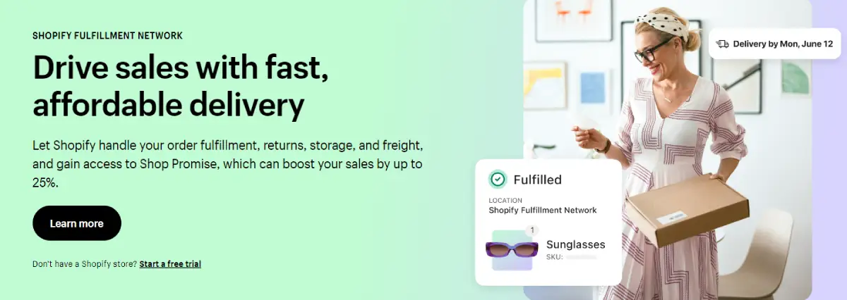 Shopify digital fulfillment