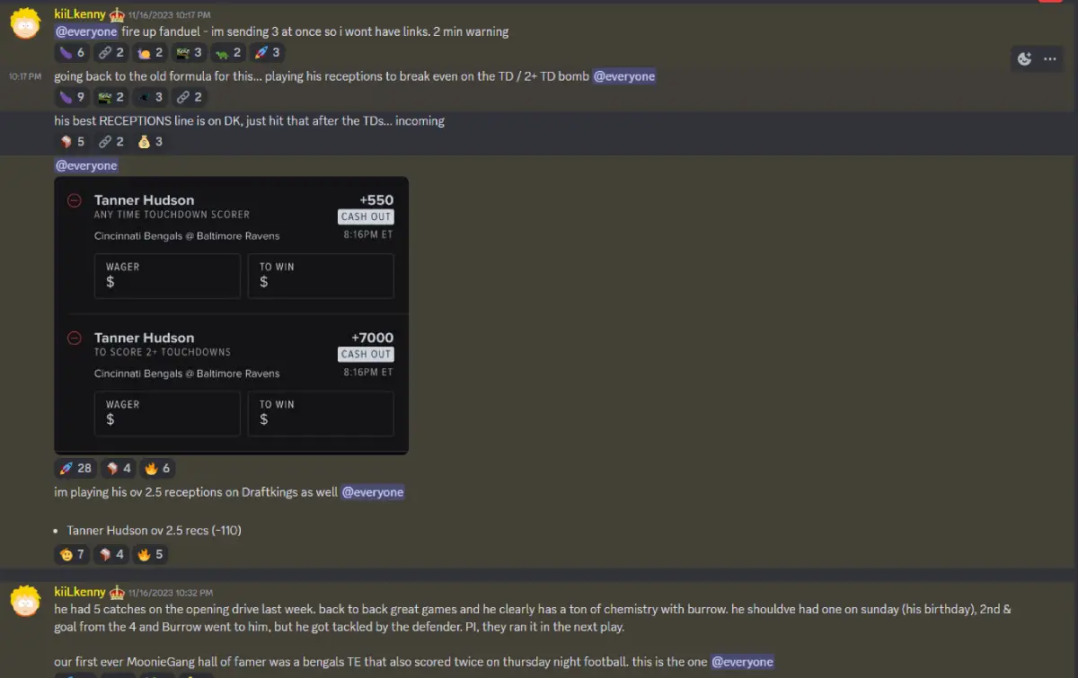 The Moonshot Discord server