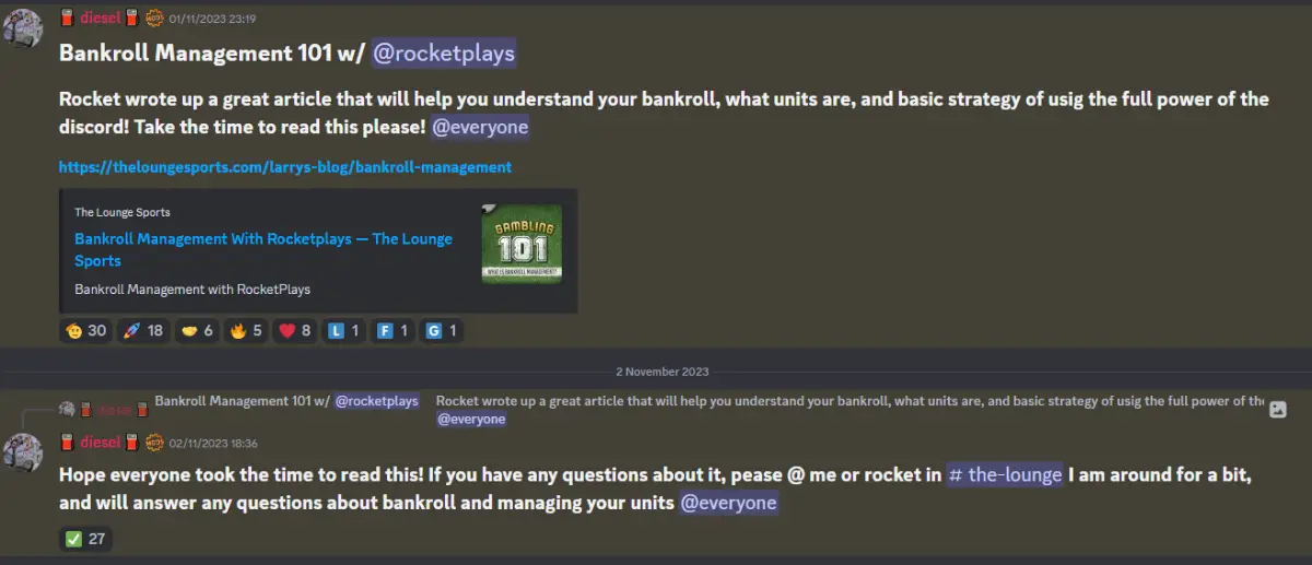 Larrys Lounge Discord Group