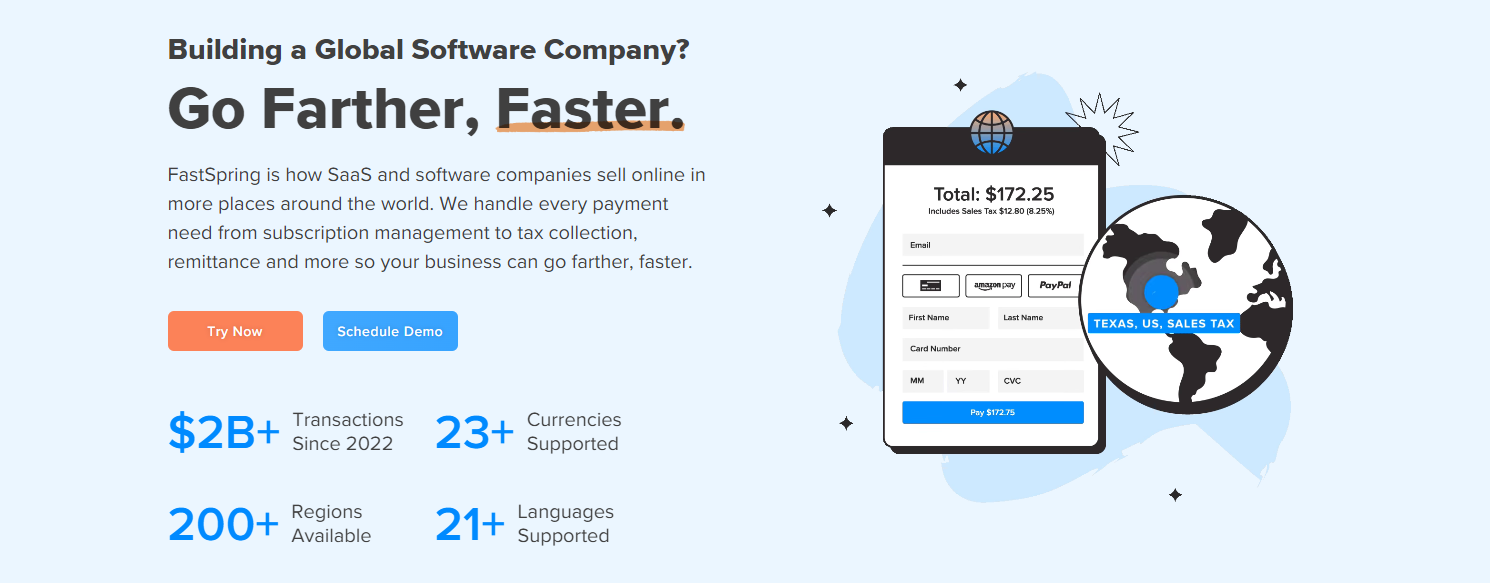 FastSpring SaaS subscription management