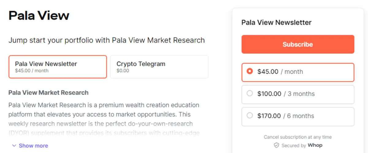 Pala View Newsletter