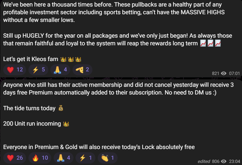 kleos sports discord