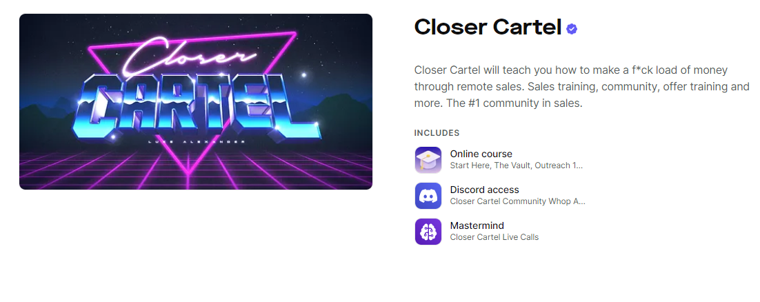 closer cartel options