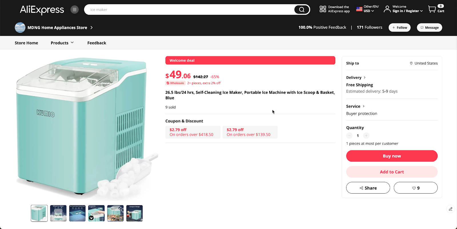 dropshipping ice makes