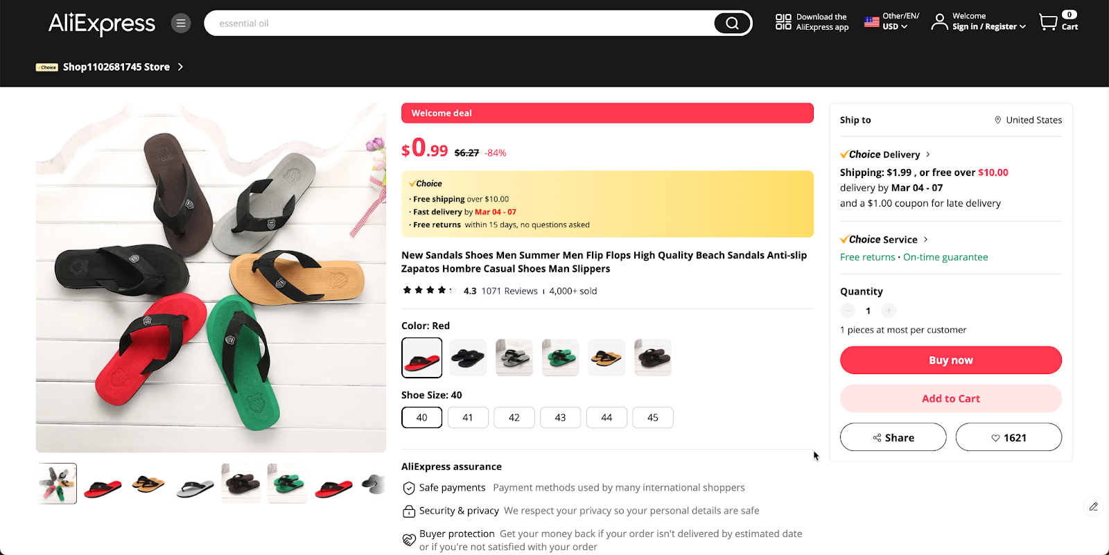 dropshipping sandals