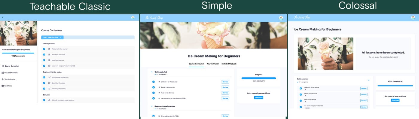 teachable design templates