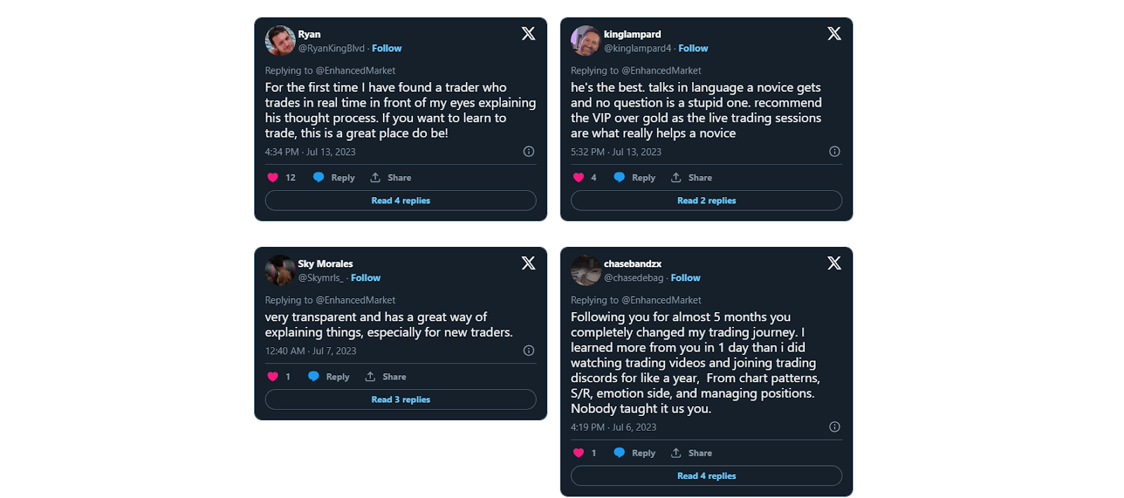 tradepro elite tweets