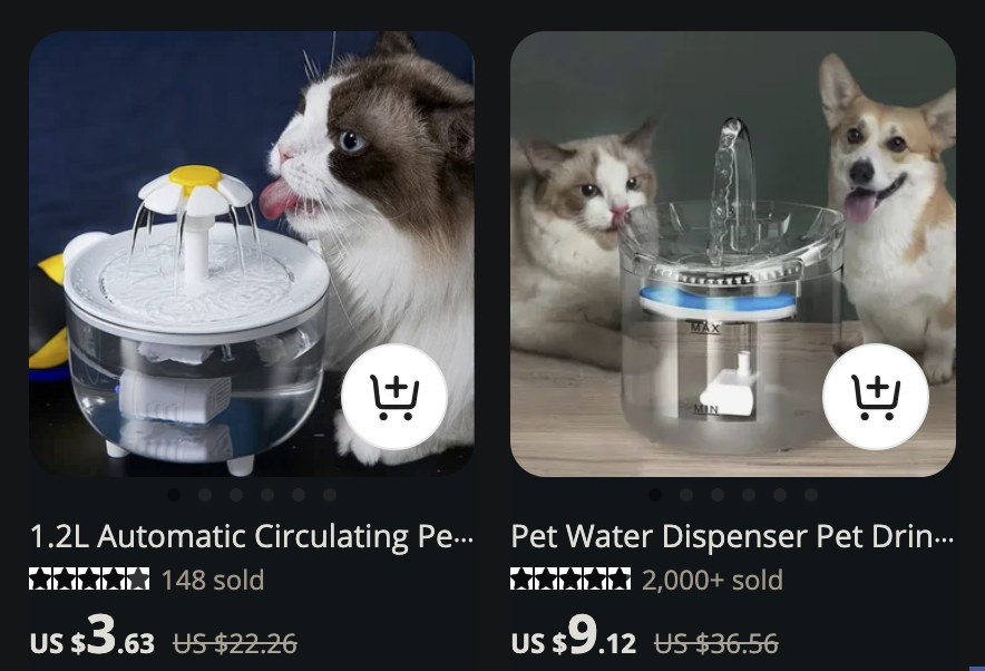 pet drinking
