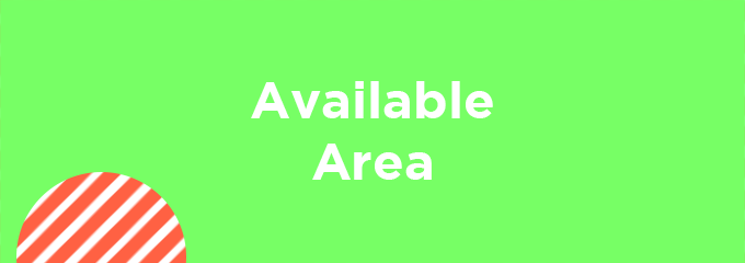 Template for Discord Profile Banner with blocked and available areas