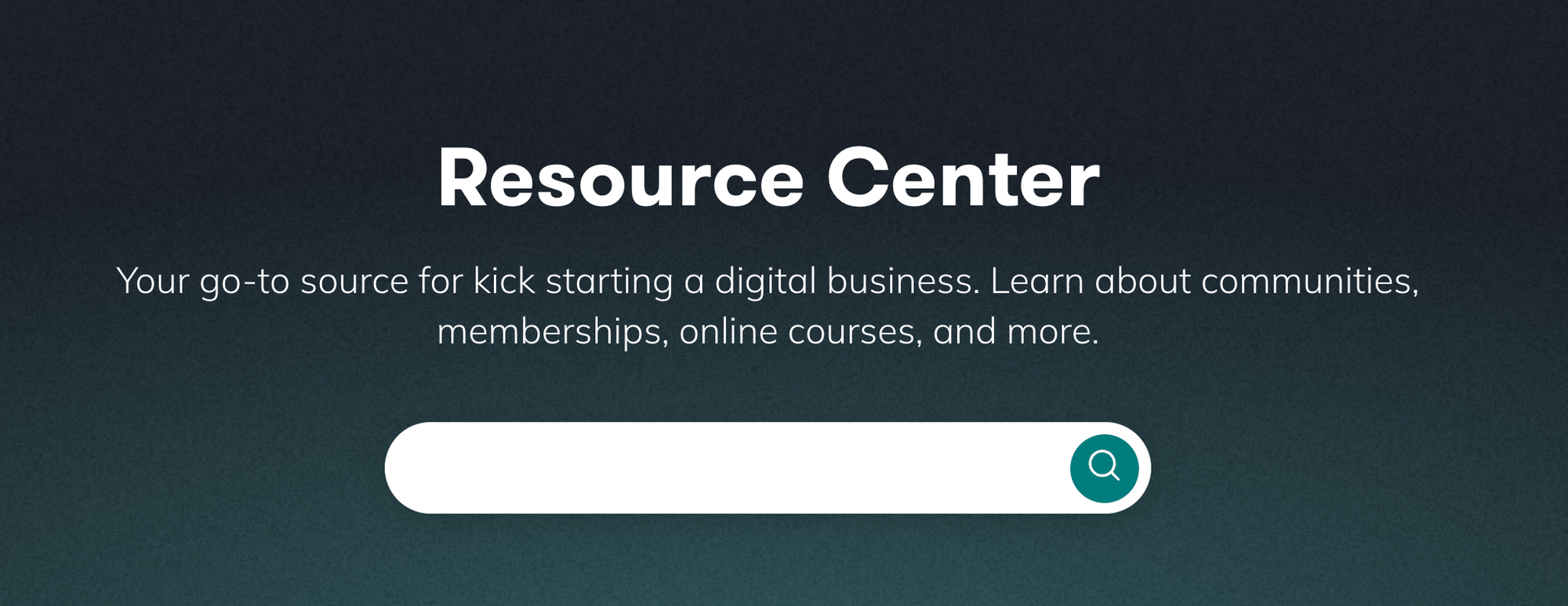 Mighty Networks resource center