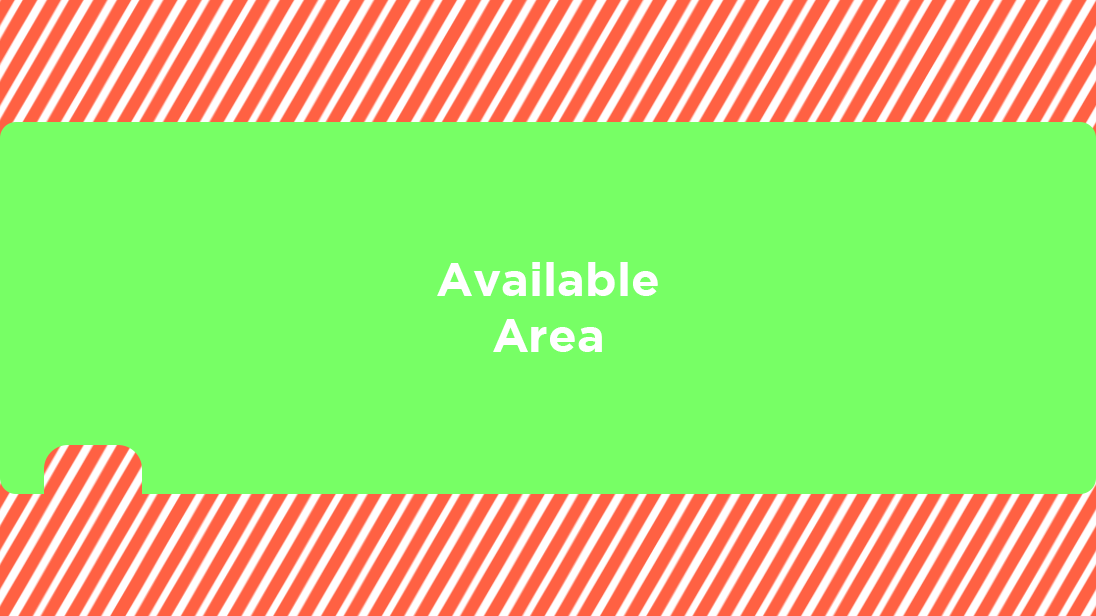 Template for Discord Server Web Page Listing Image with blocked and available areas