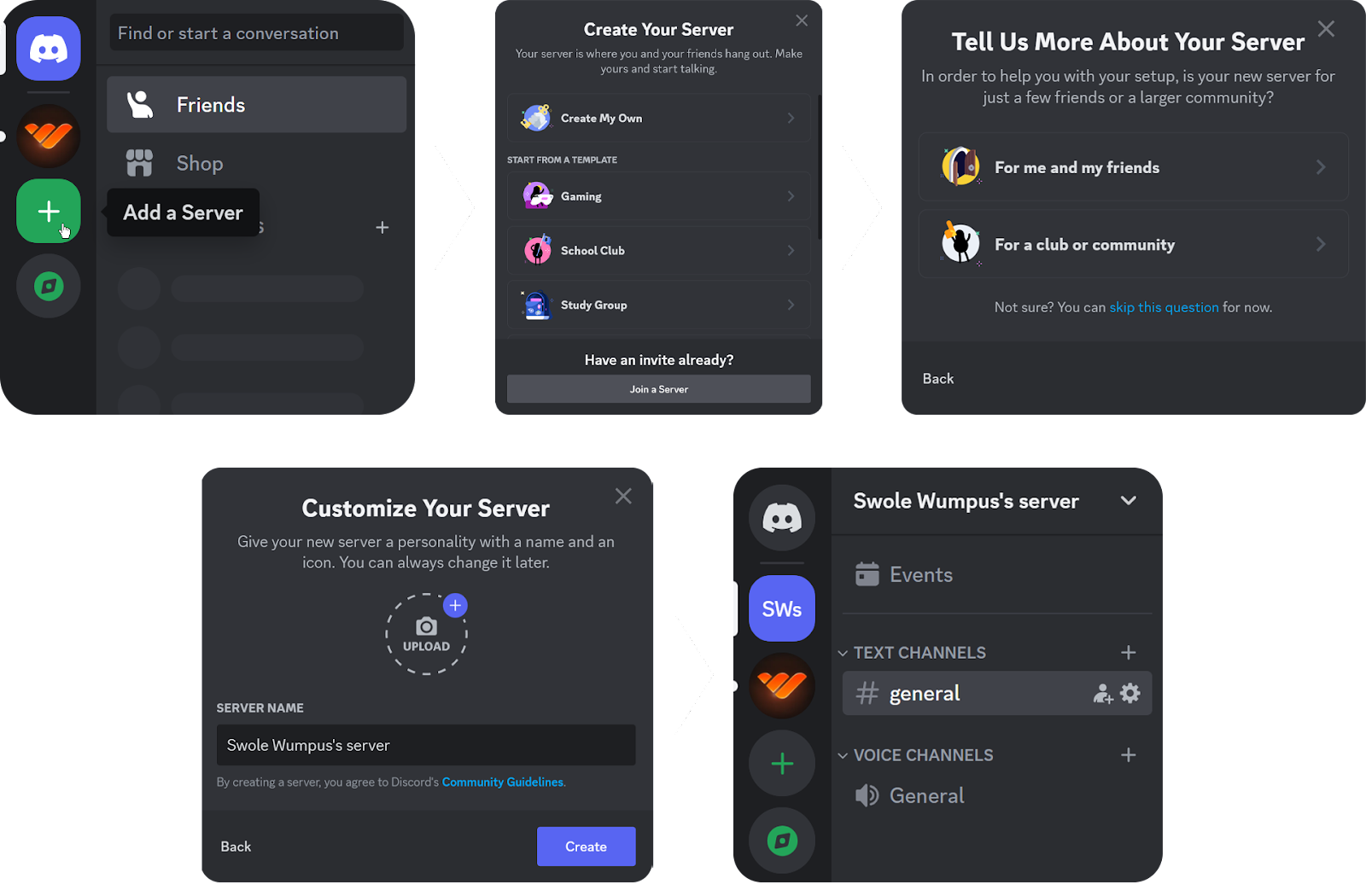 discord server setup