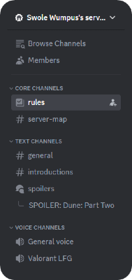 discord channels