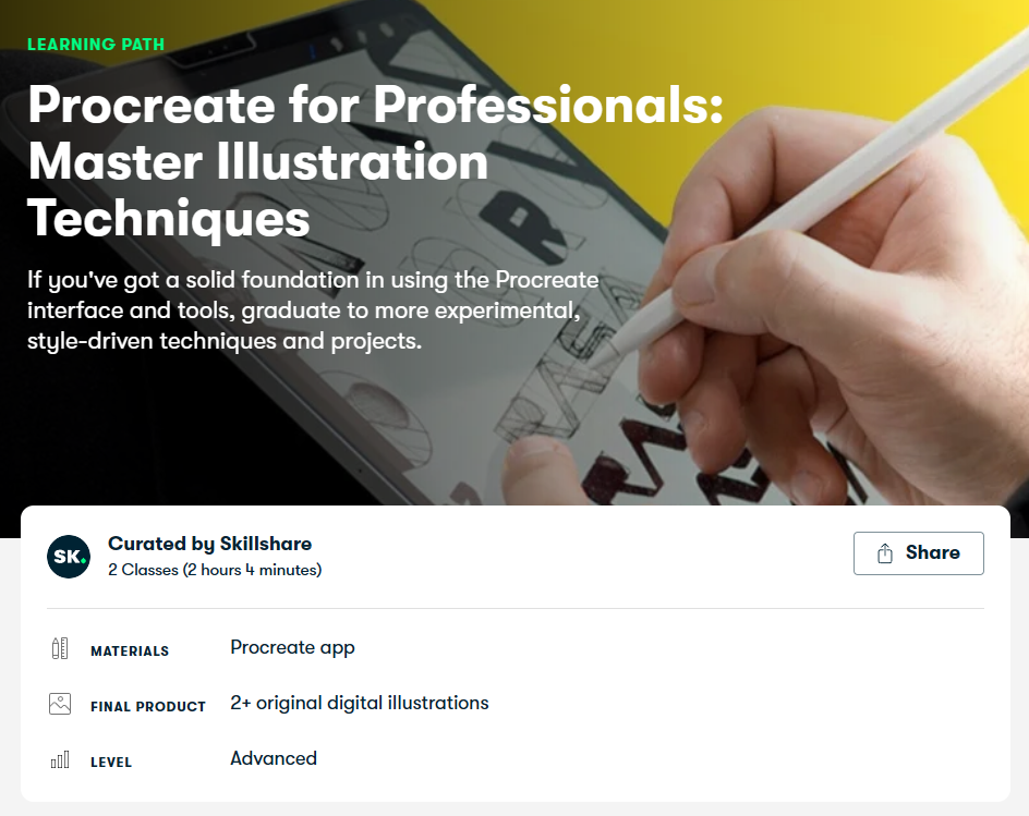 Skillshare course example