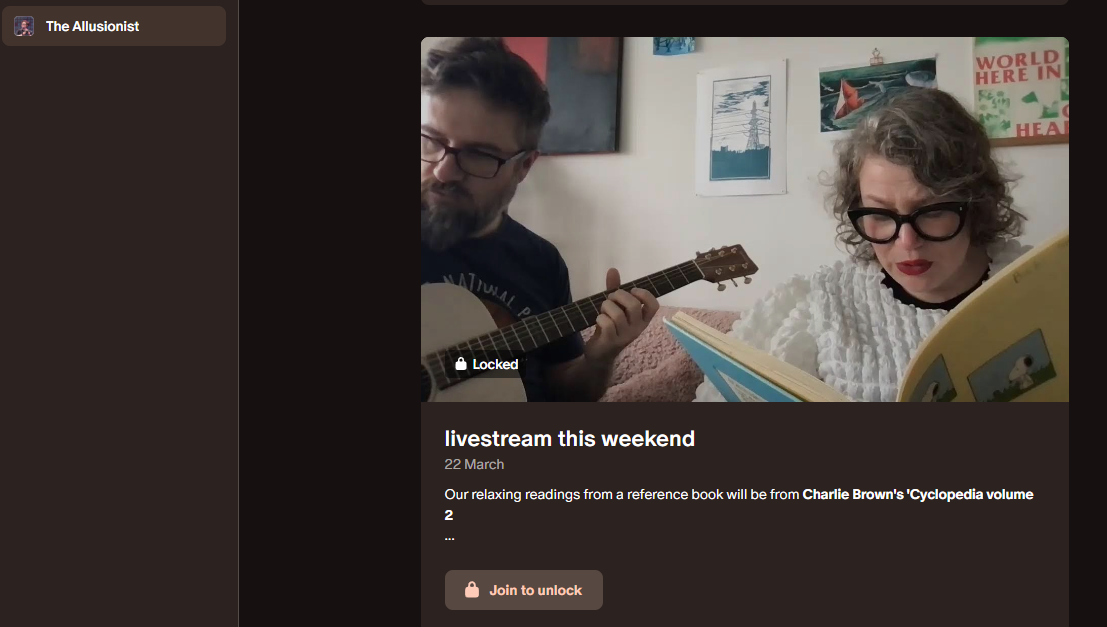 paywalled livestream