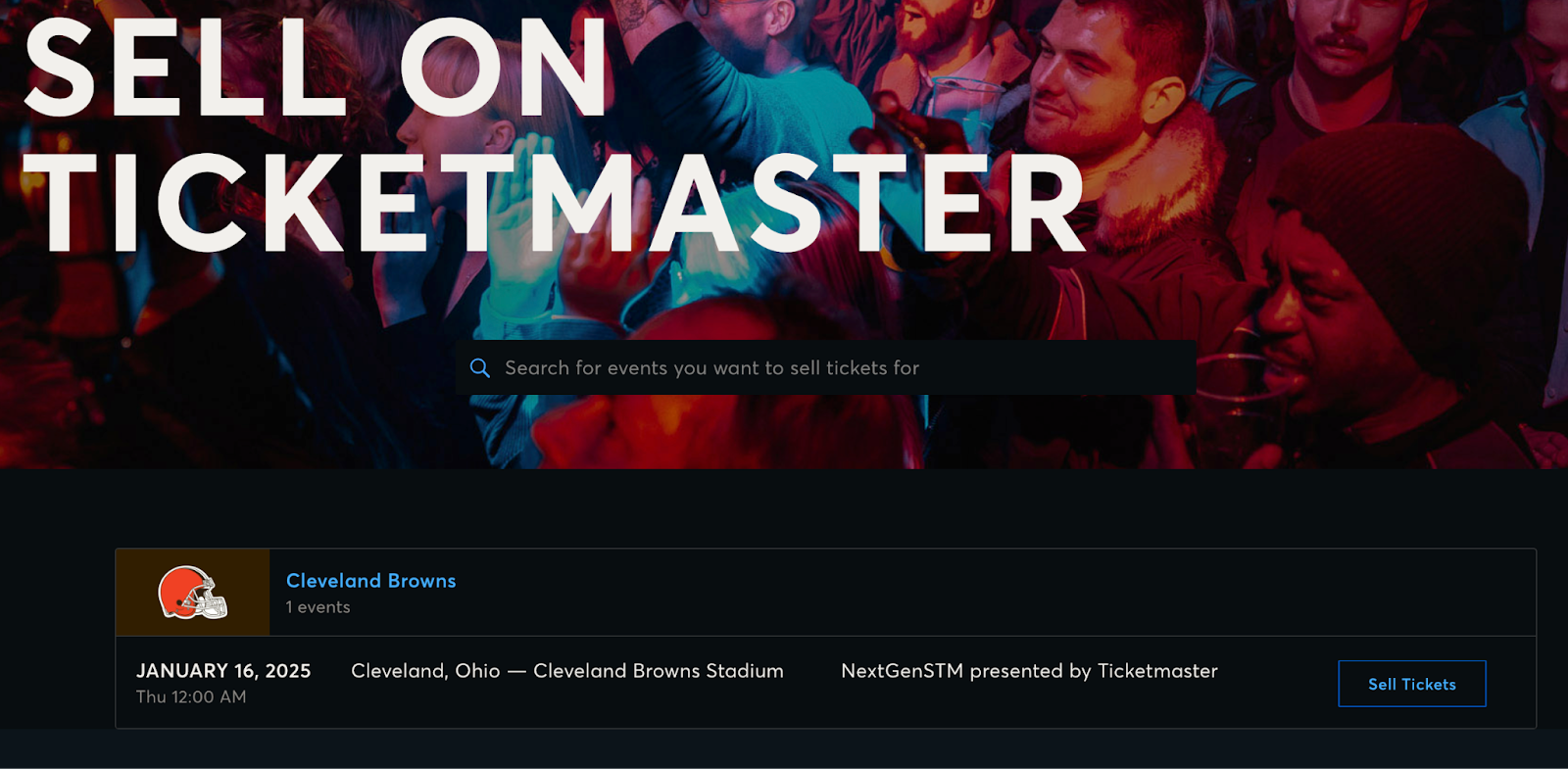 selling on ticketmaster