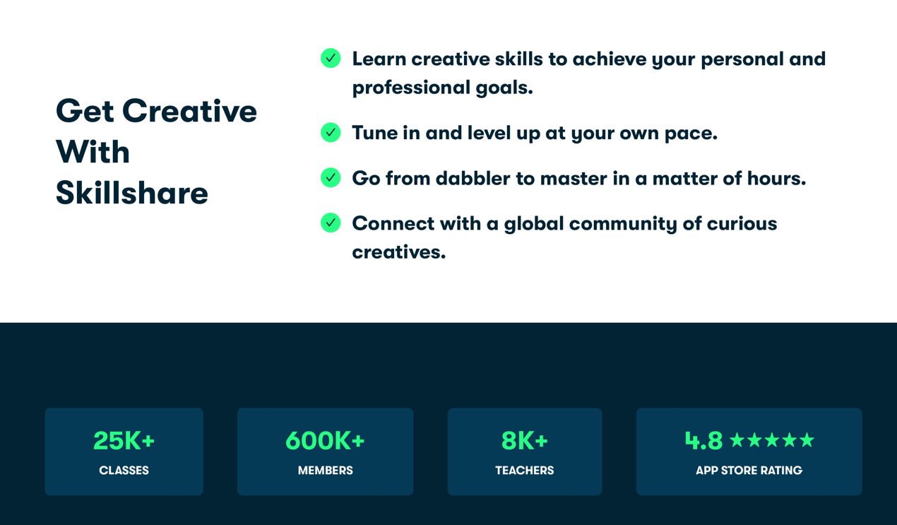 A screenshot of skillshare