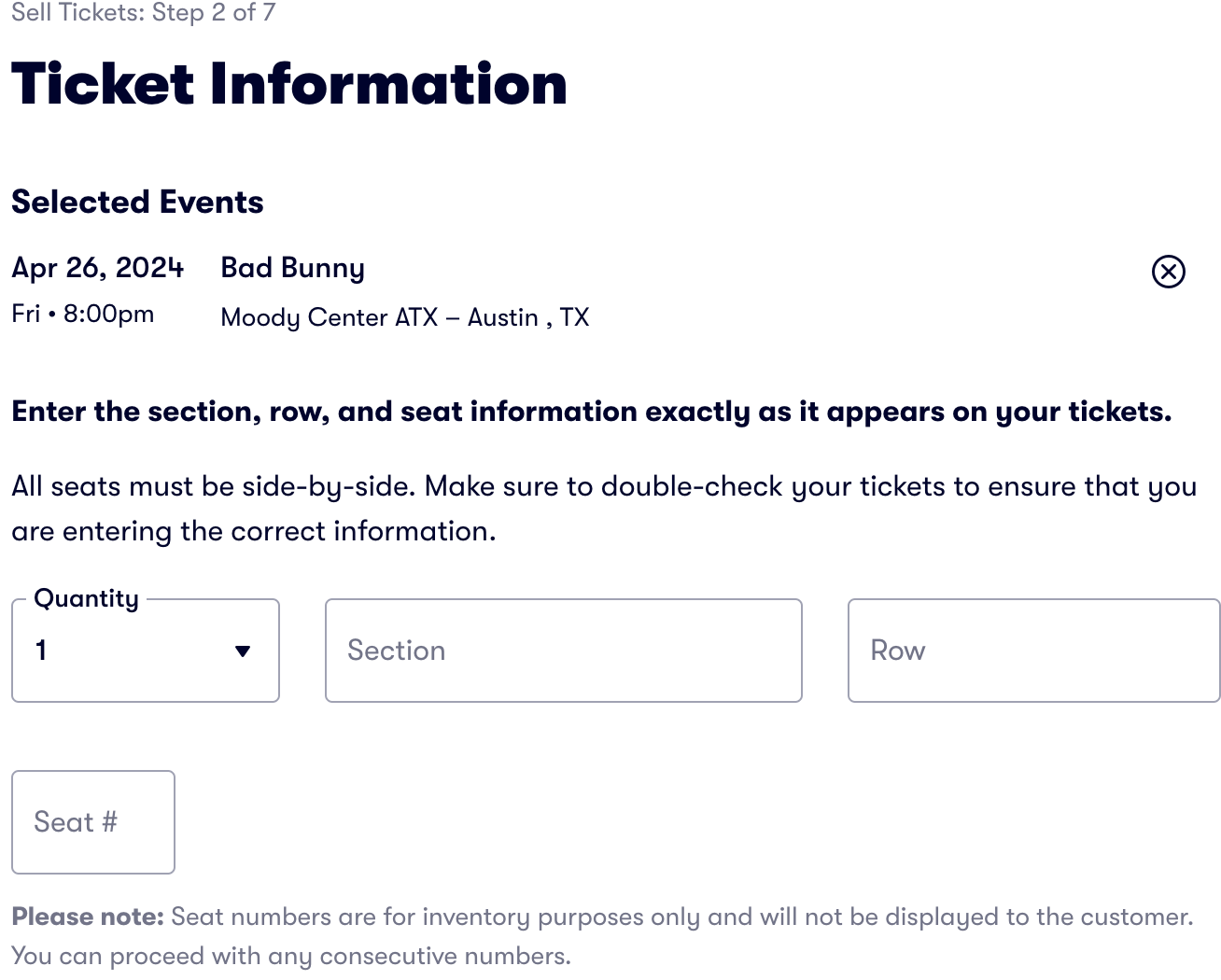 vividseats ticket info