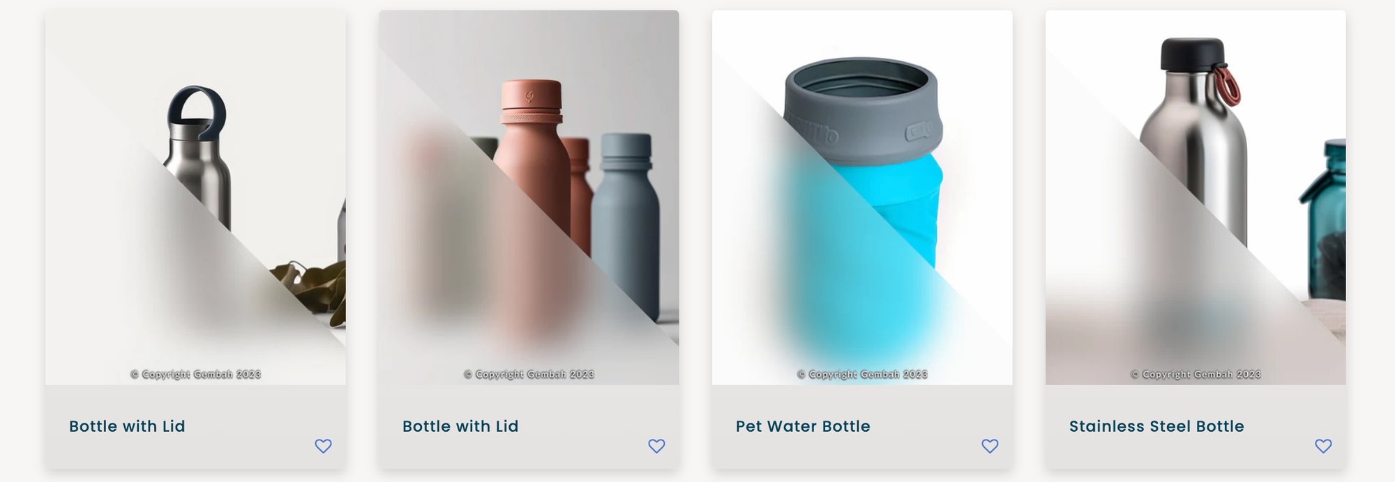 water bottles