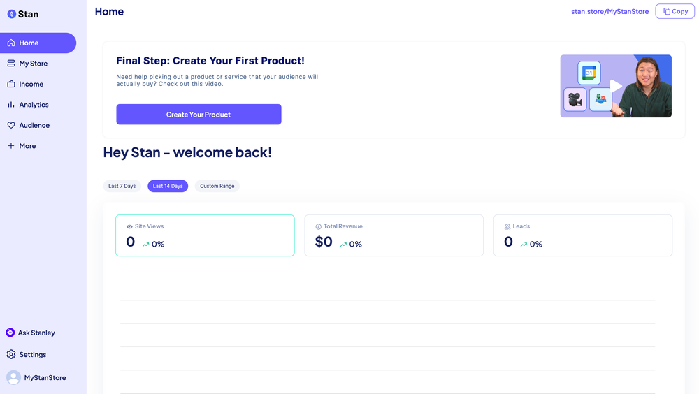 stan store home page