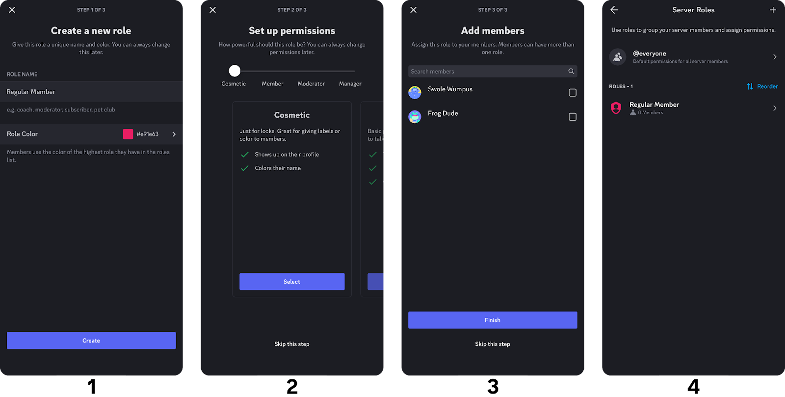discord admin role mobile