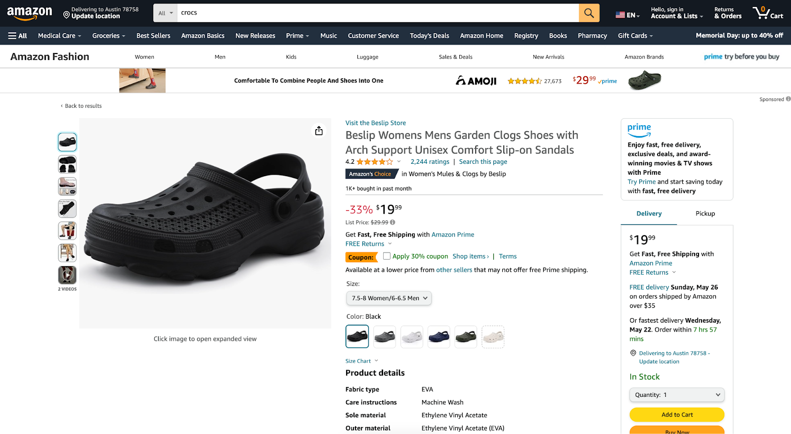 amazon sandals