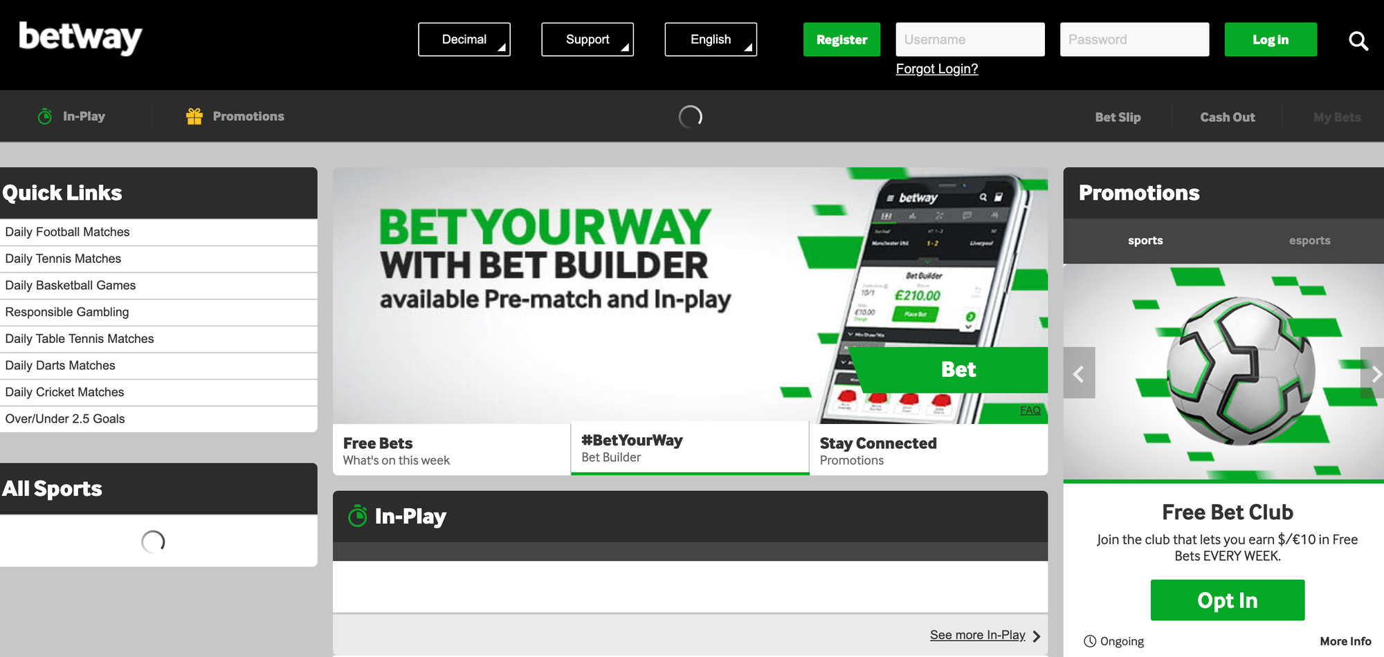 betway sports