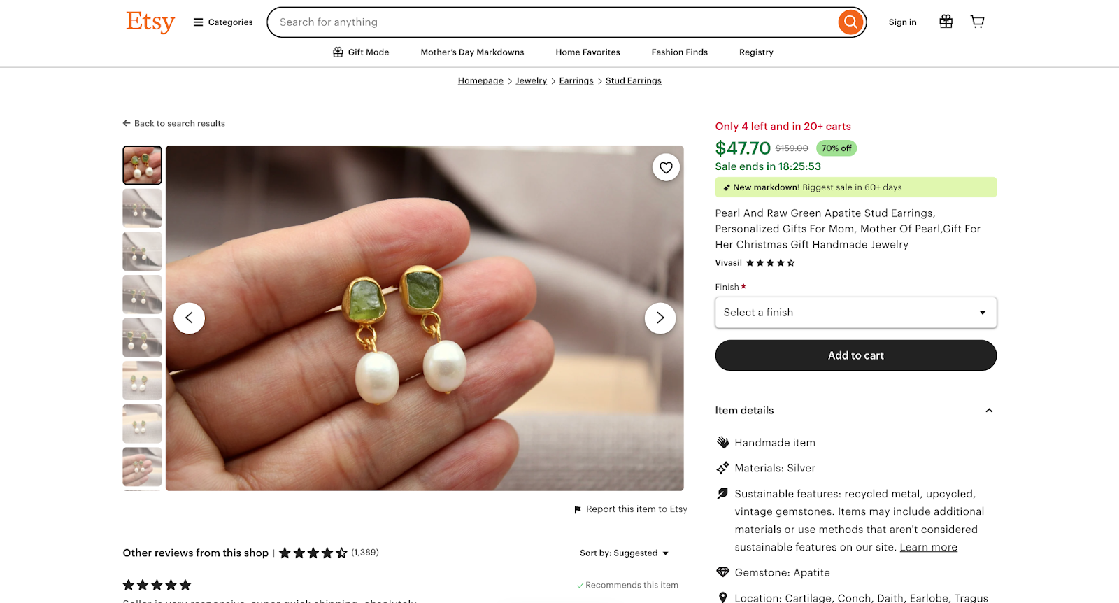etsy earrings