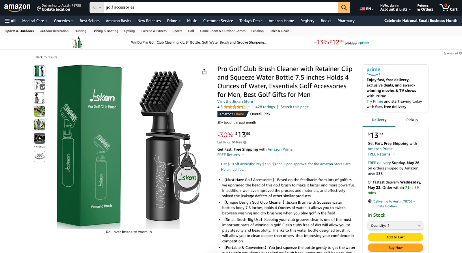 golf accessories amazon