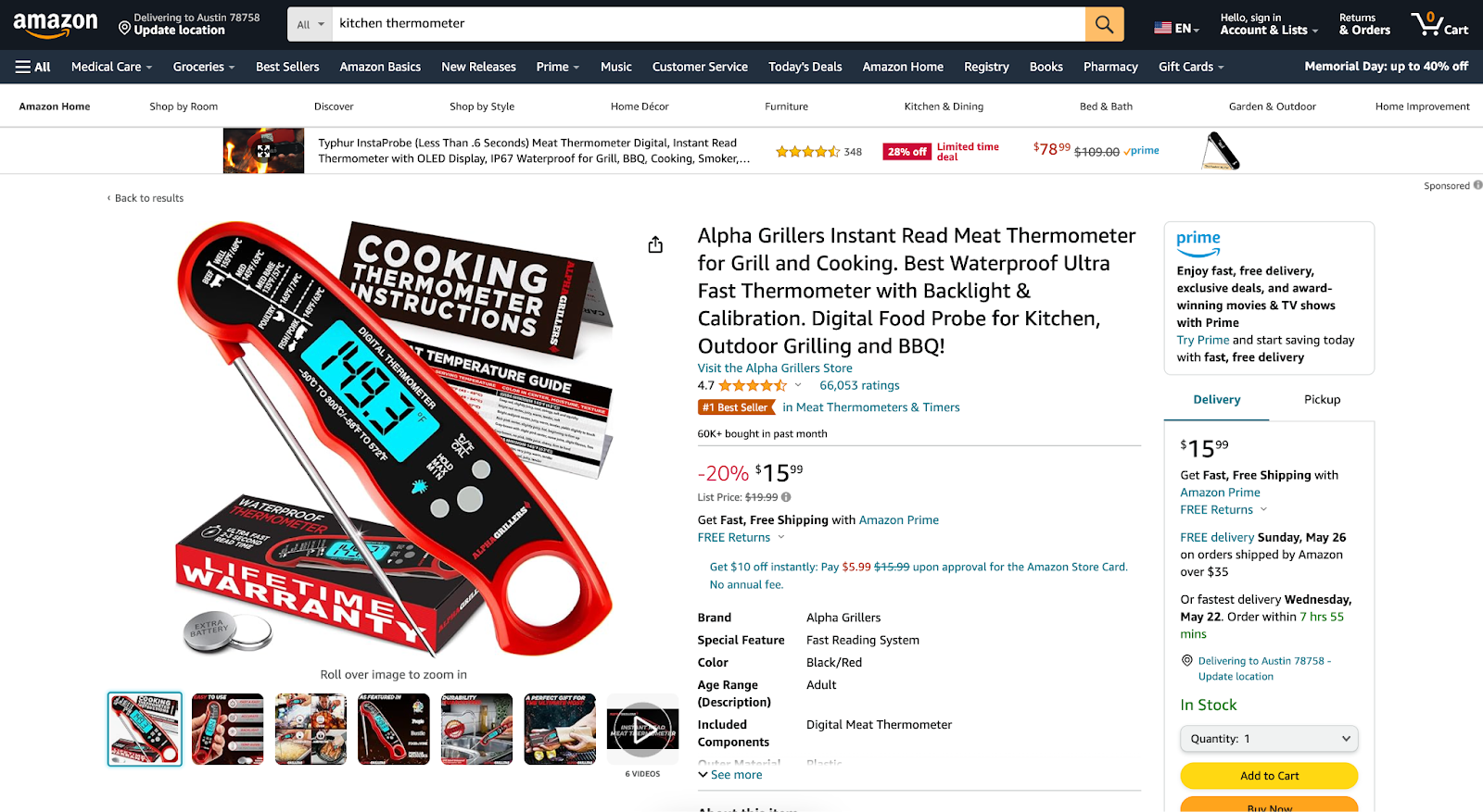 kitchen thermometers