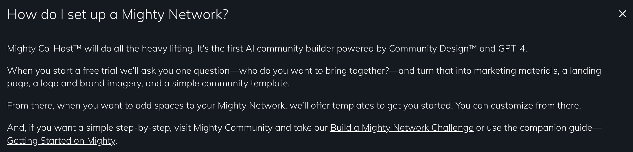 mighty network setup