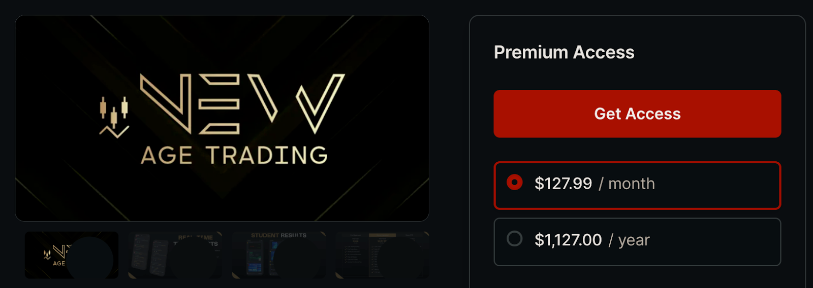 new age trading membership