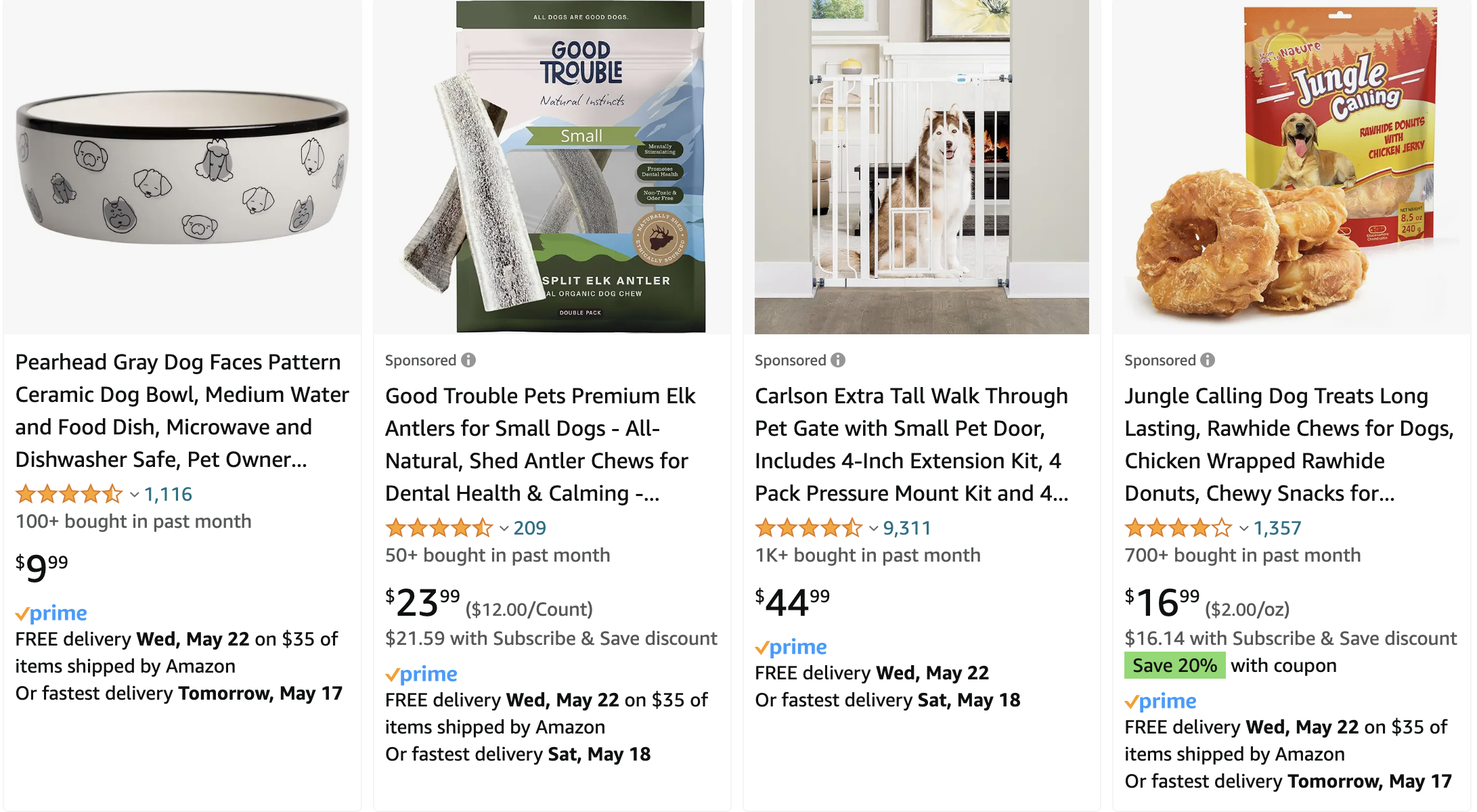pet goods on amazon