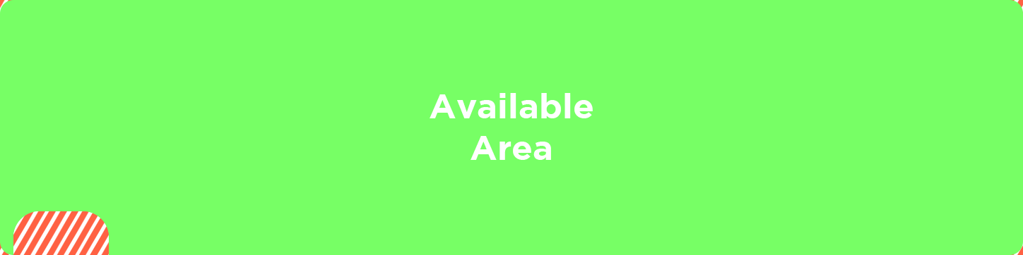 Template for Discord Server Guide Banner with blocked and available areas