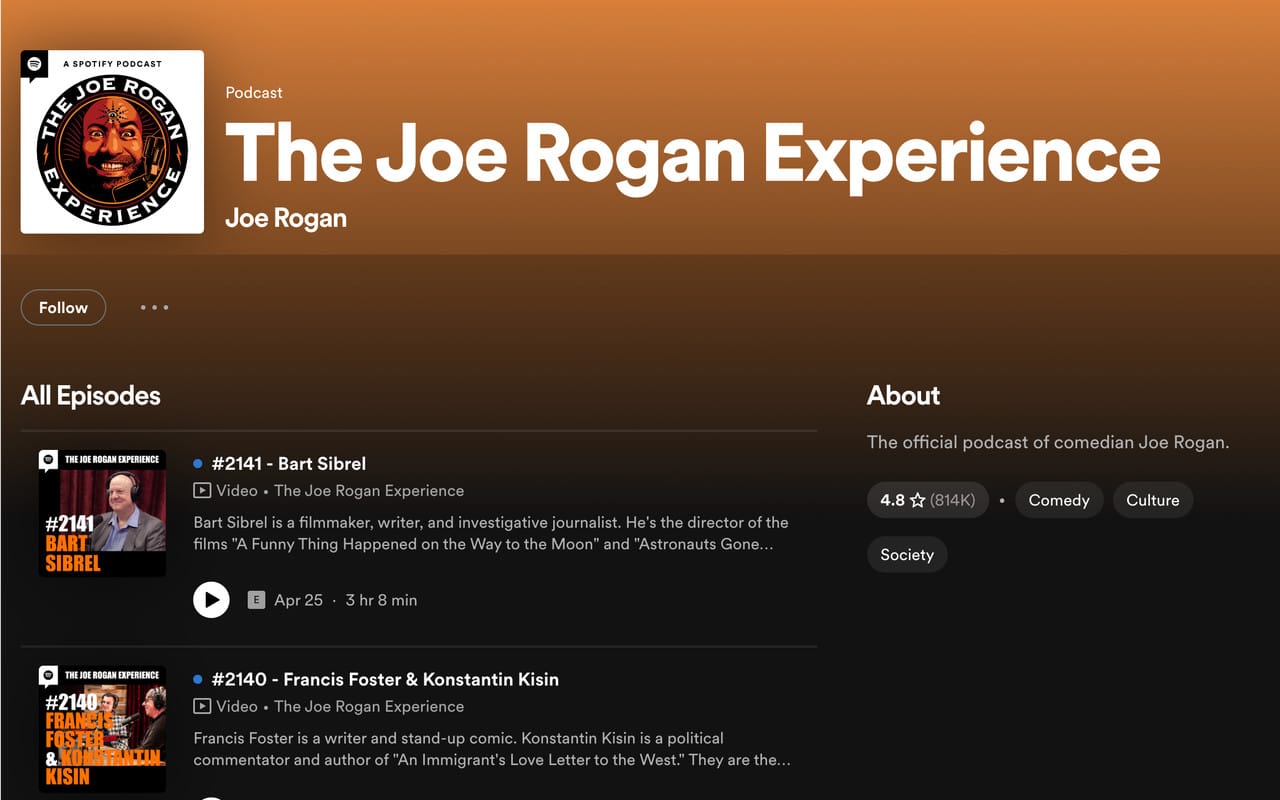 the joe rogan experience