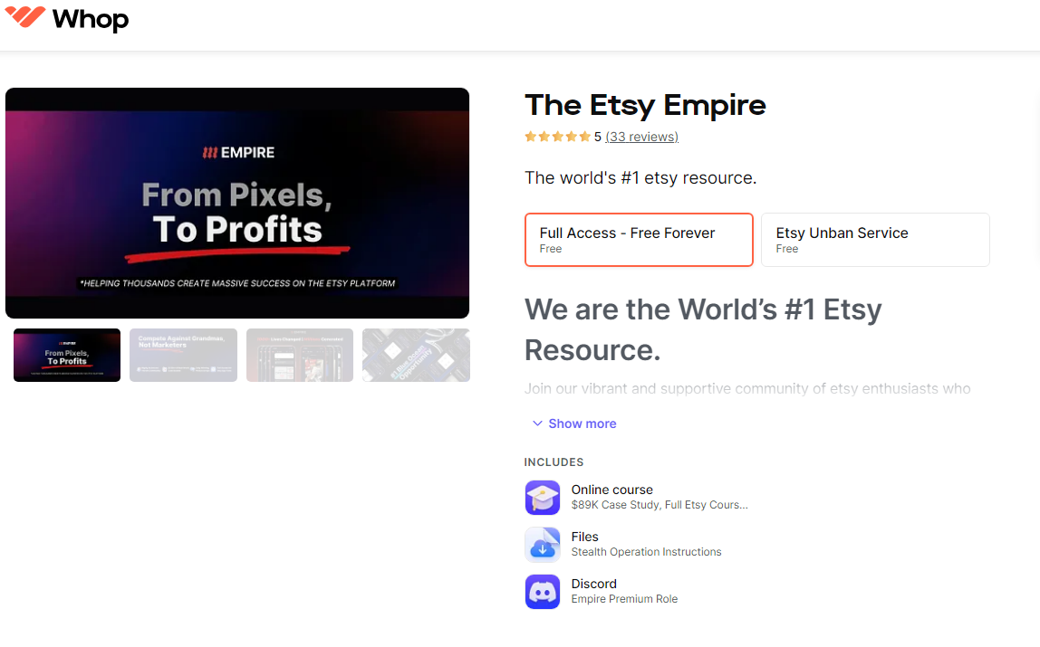 whop esty empire