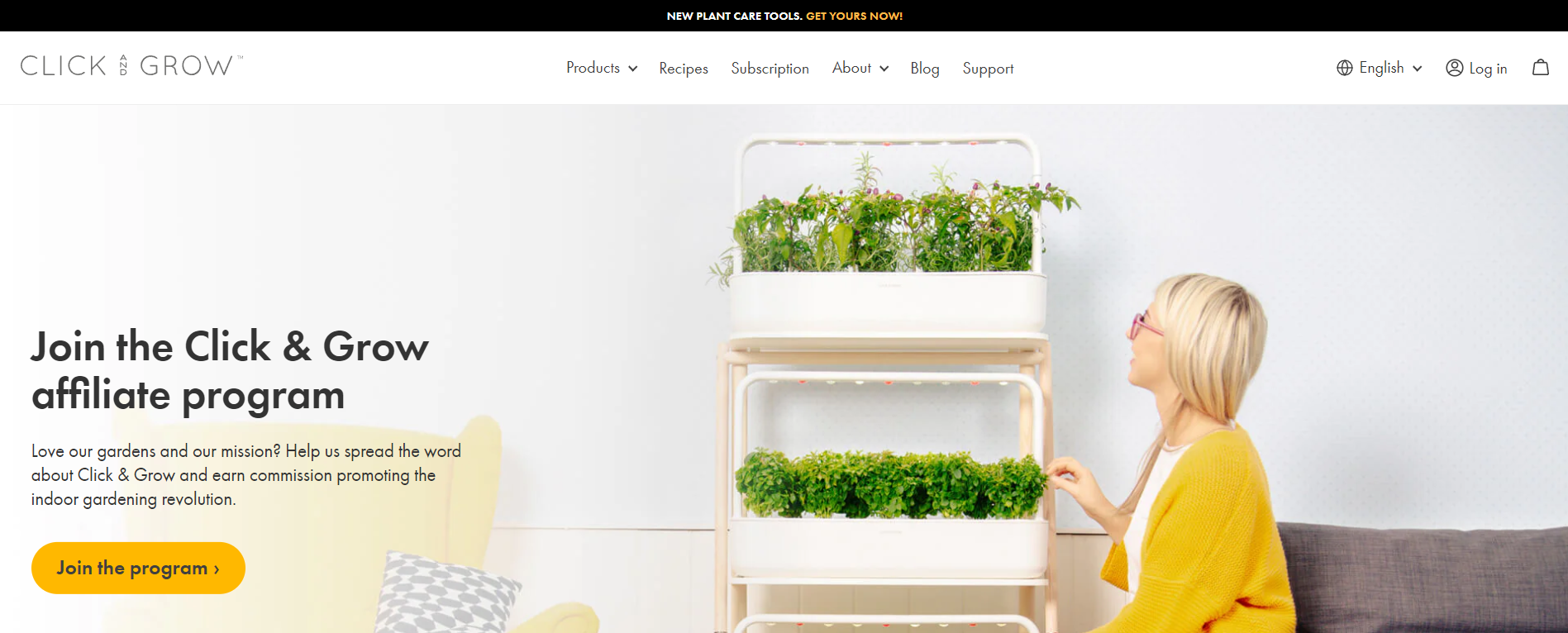 Click & Grow affiliate program