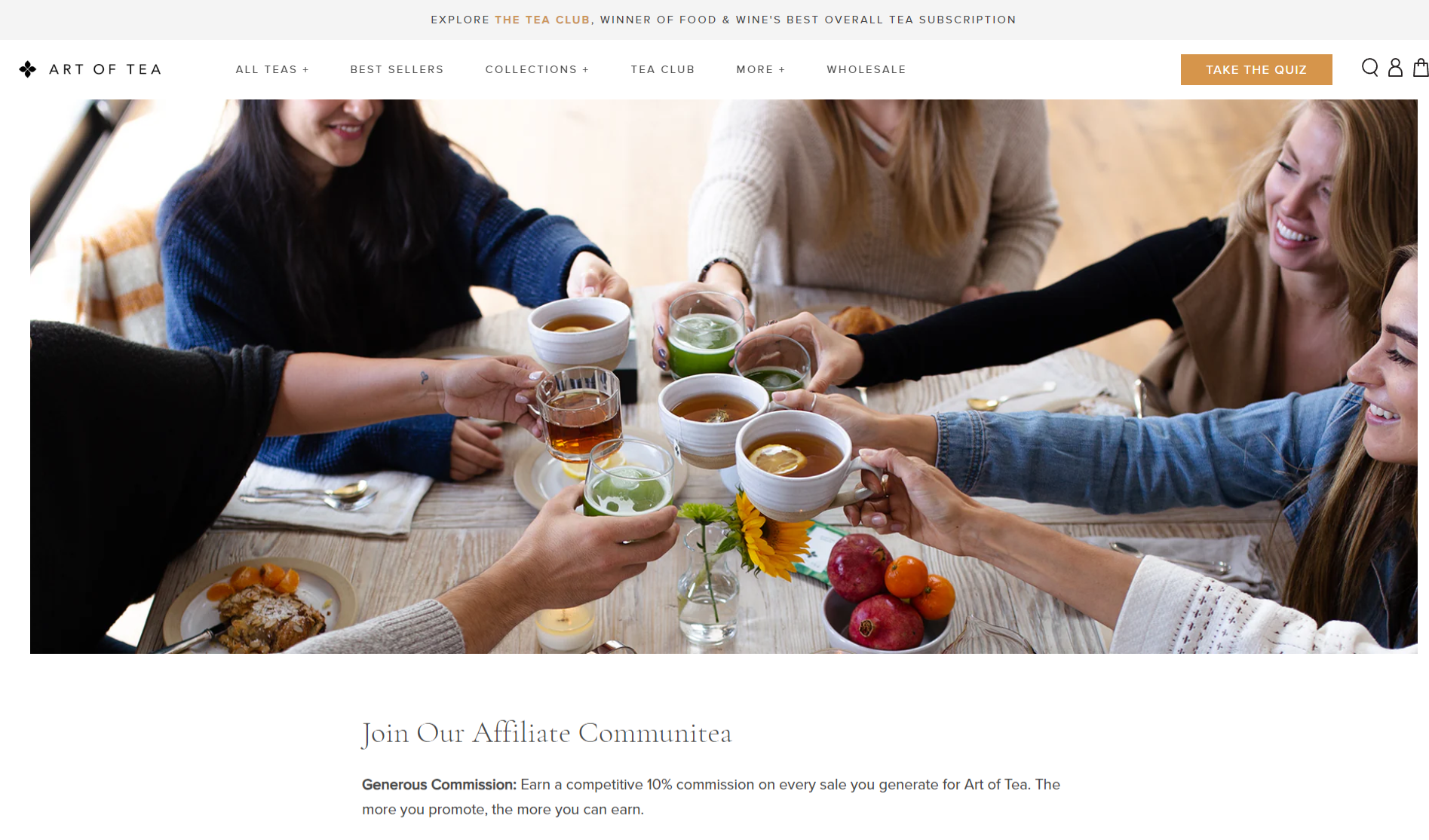 Art of Tea affiliate program