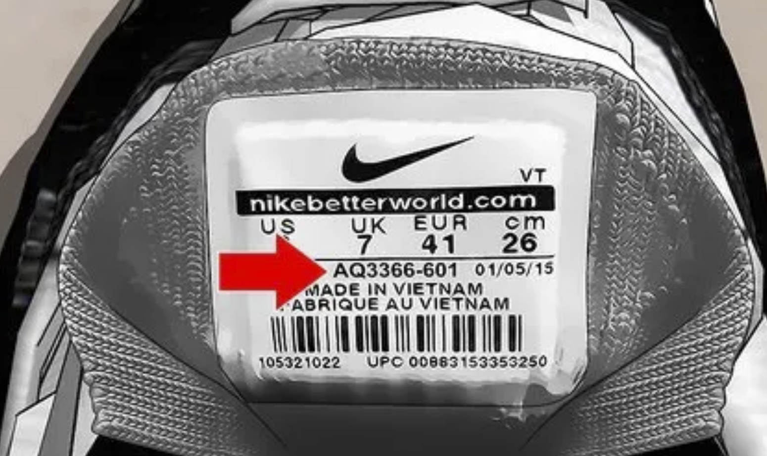 Nike shoe sizing