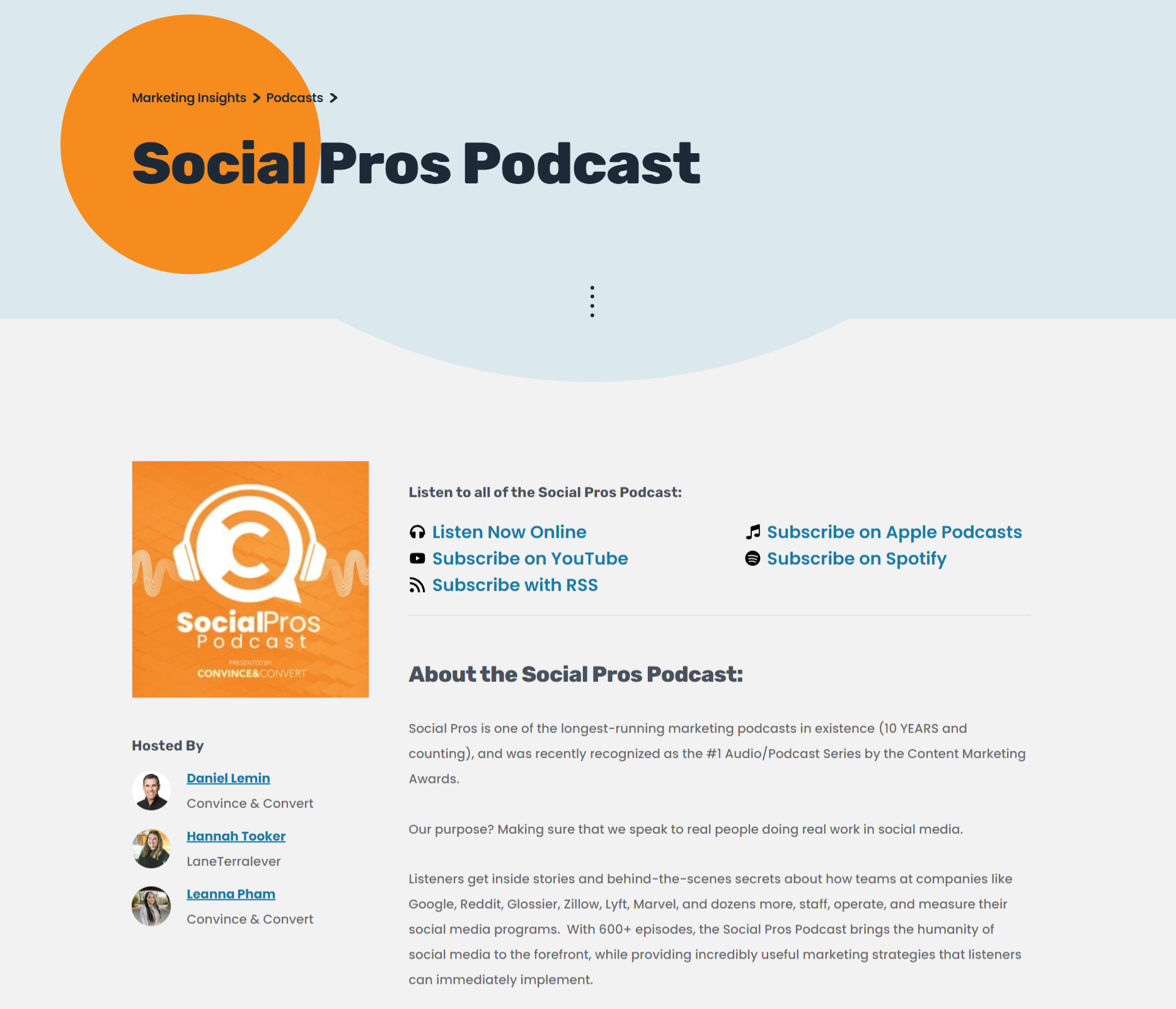 Social Pros Podcast