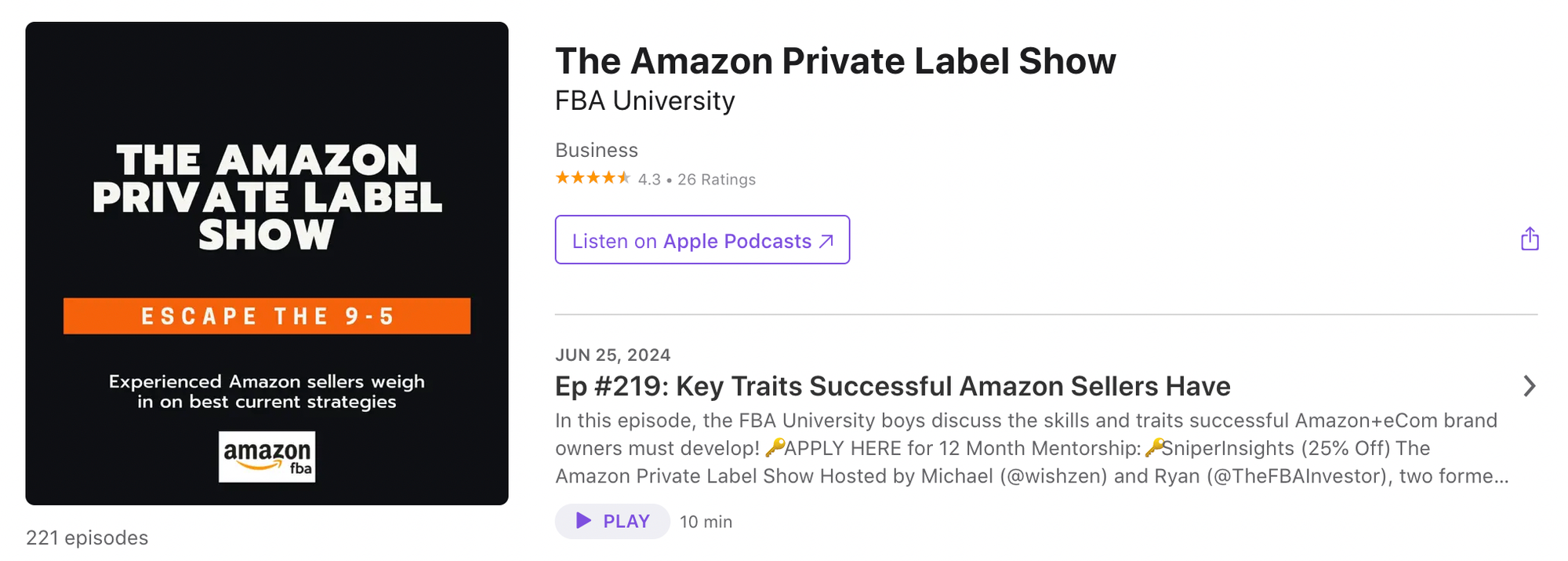 amazon private label show