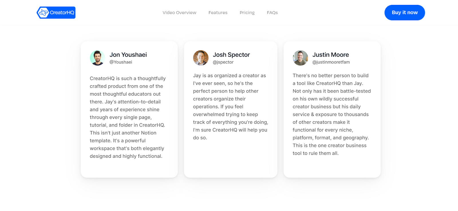 creator HQ screenshot