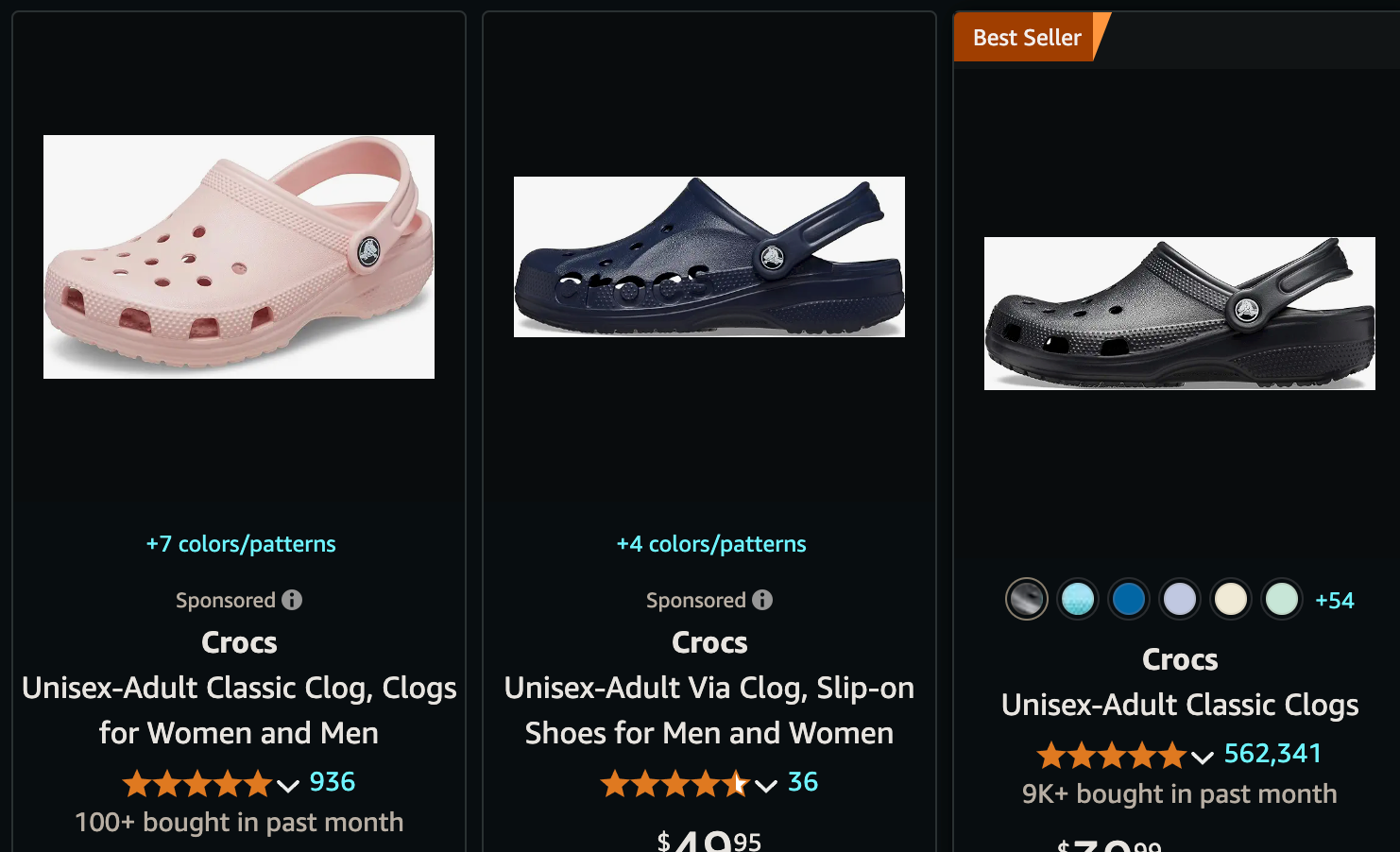 crocs unisex
