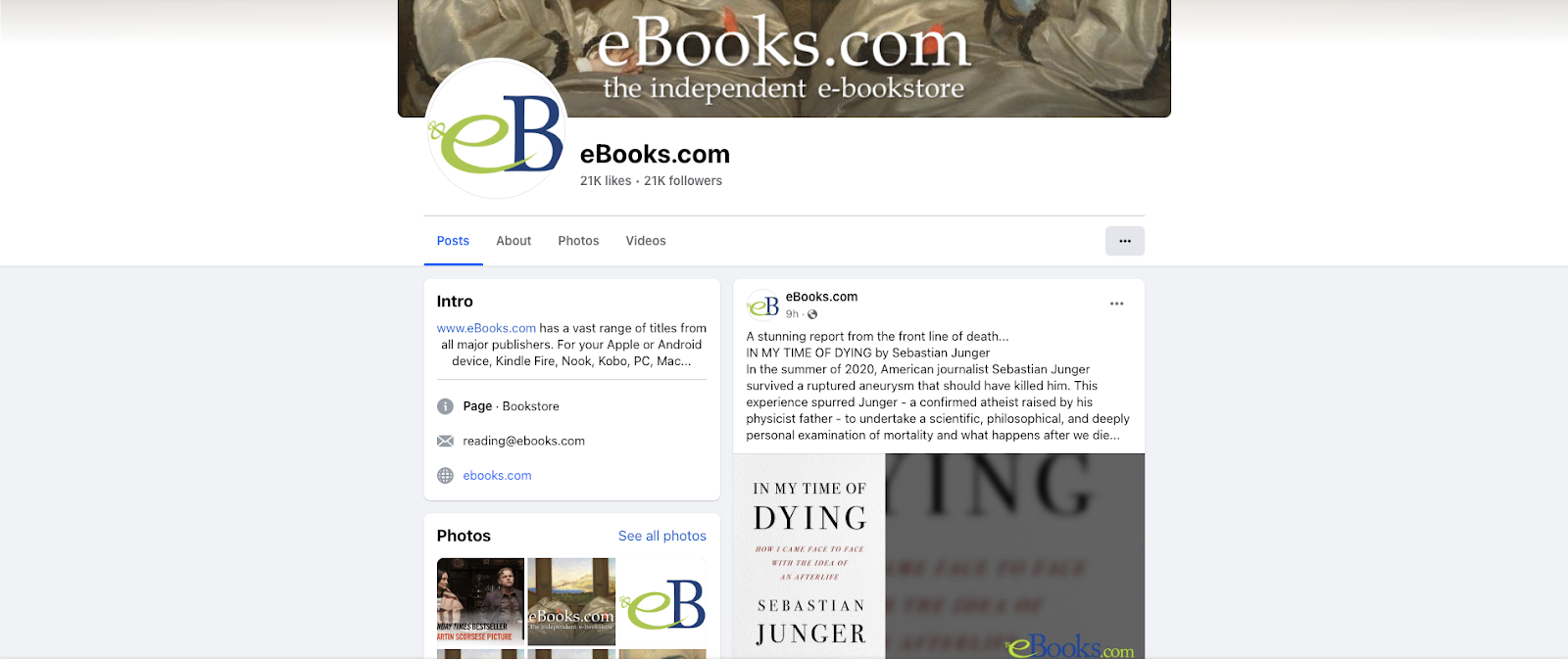 ebooks.com facebook page