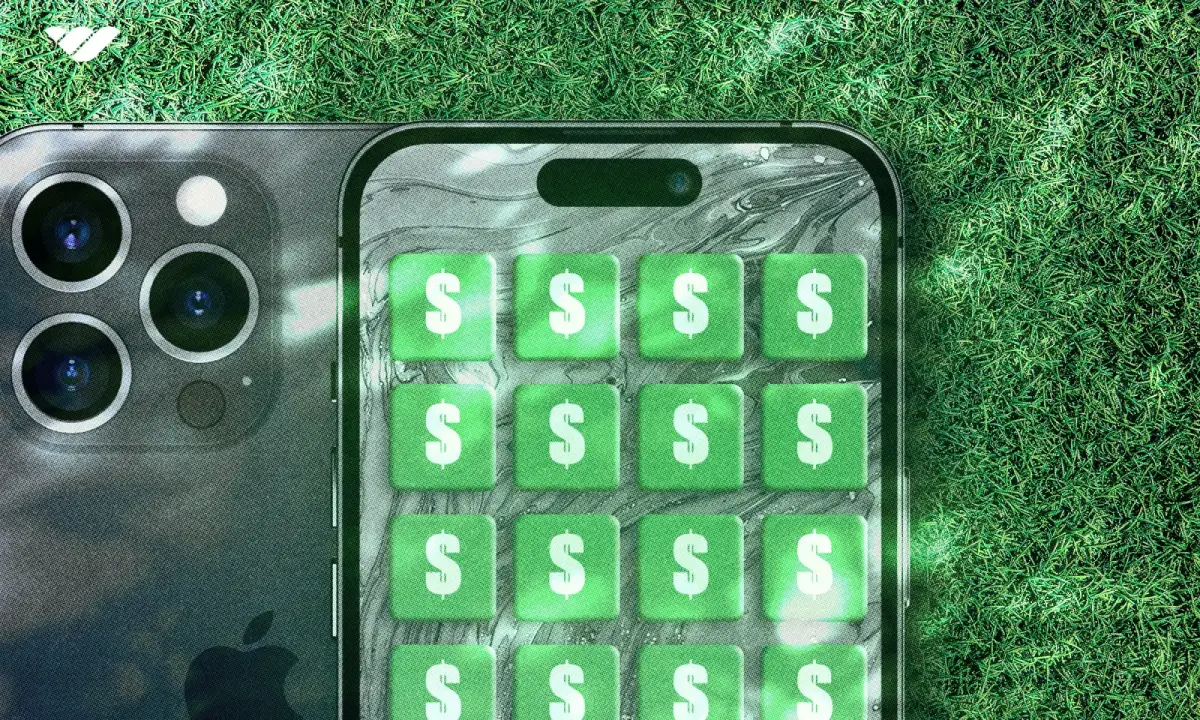 image of phone with dollar signs