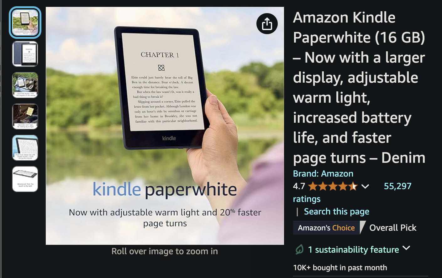 kindle paperwhite