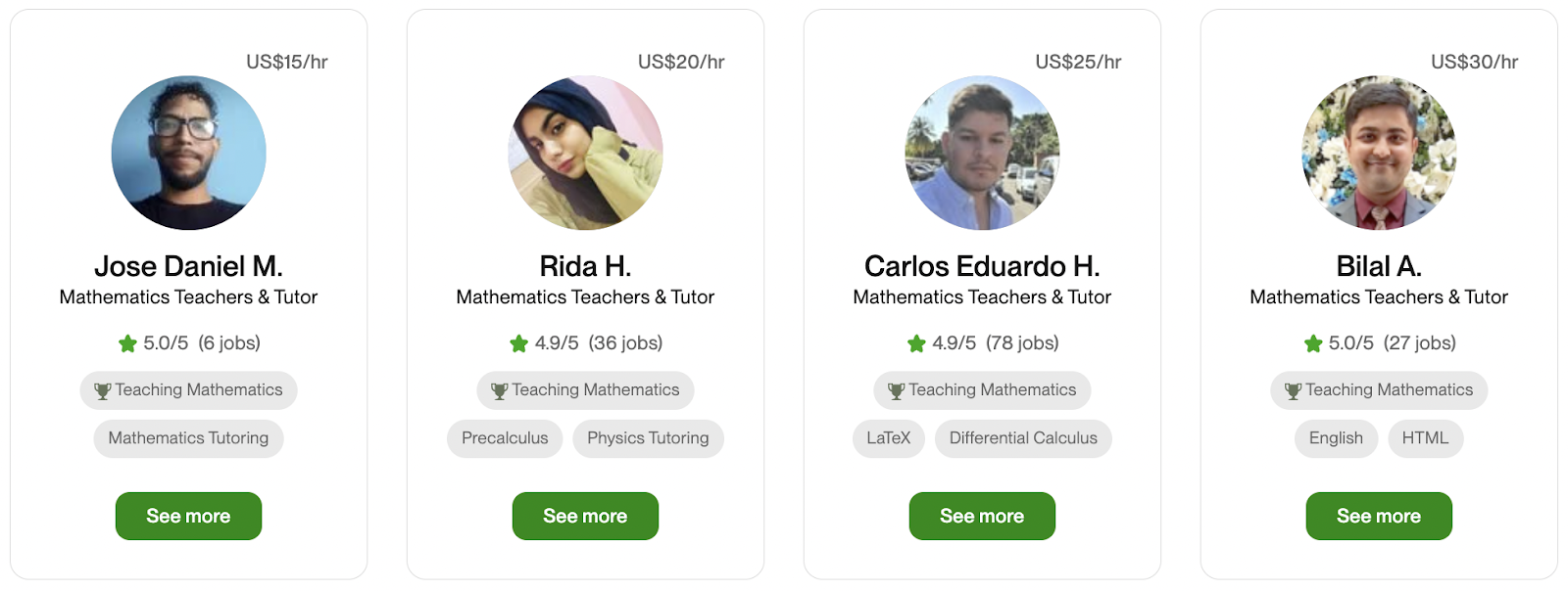math tutor upwork
